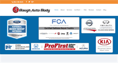 Desktop Screenshot of baughautobody.com